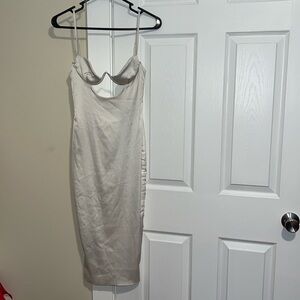 White pearl colored oh Polly dress